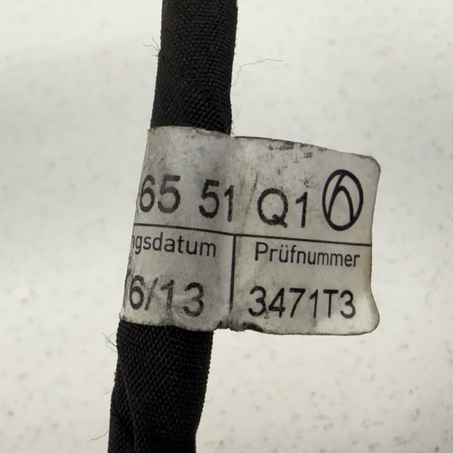 14-16 Mercedes W212 E350 Rear Bumper Wire Harness W/ Parking Sensors OEM