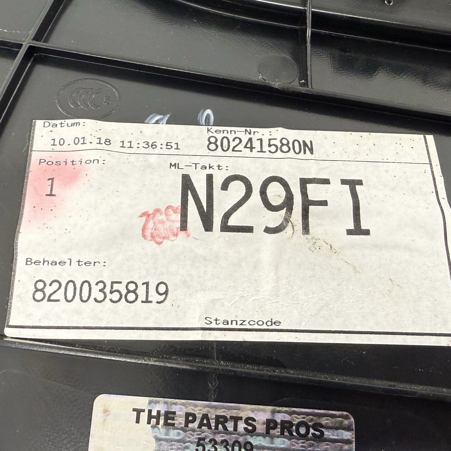 18-25 Audi S5 Sportback Passenger Right Front Door Panel Interior Trim Black OEM