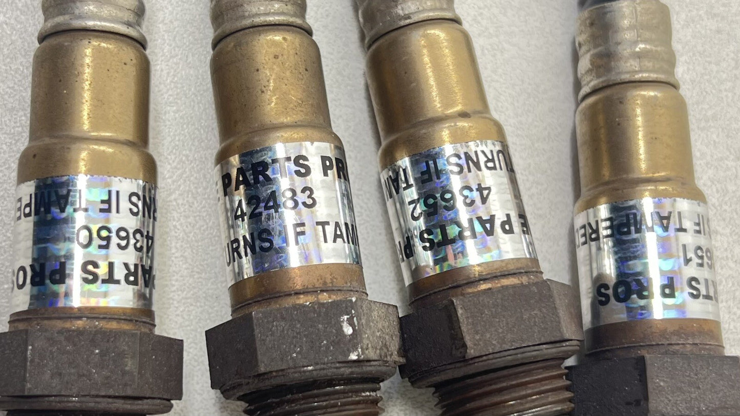 05-08 Porsche Boxster 987 3.4L Exhaust Oxygen O2 Sensor Set OEM
