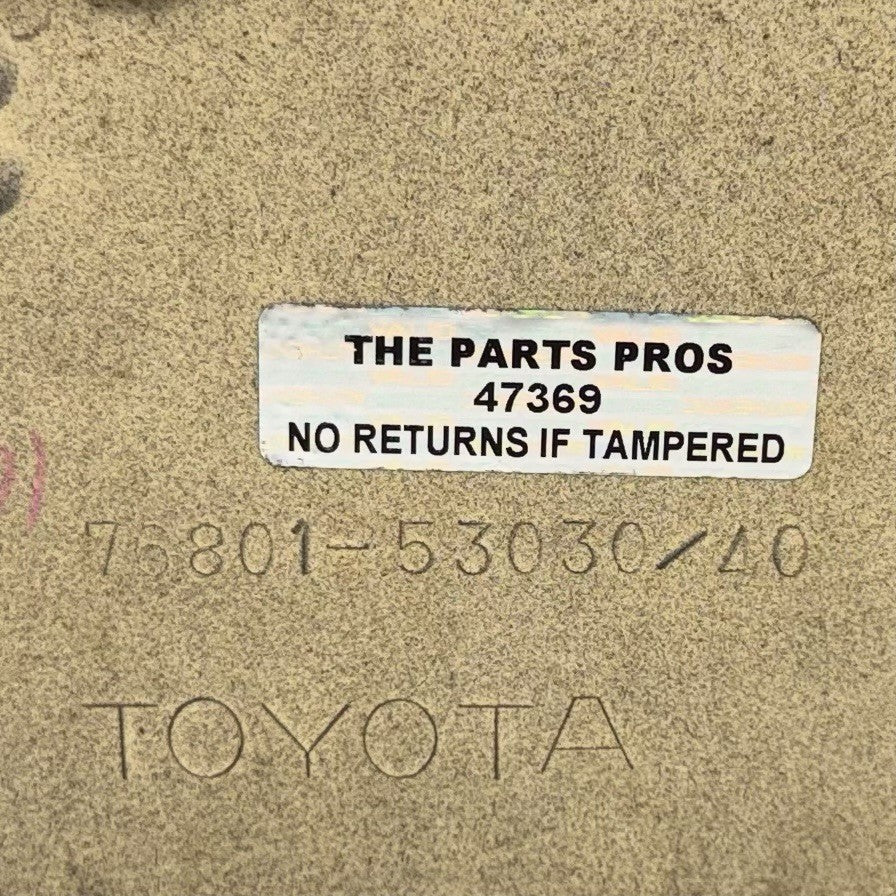 08-14 Lexus IS F Trunk Lid Filler Panel Applique Finish Trim 76801-53030 OEM