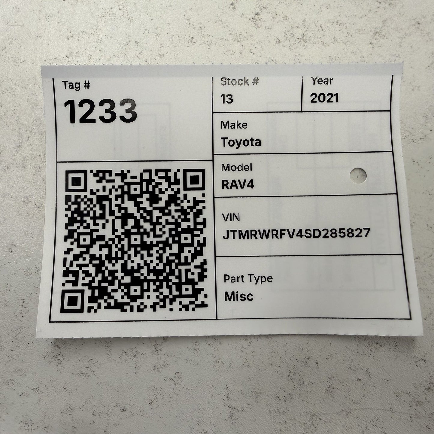 2019-2025 Toyota RAV4 Automatic Transmission Floor Gear Shifter Selector OEM