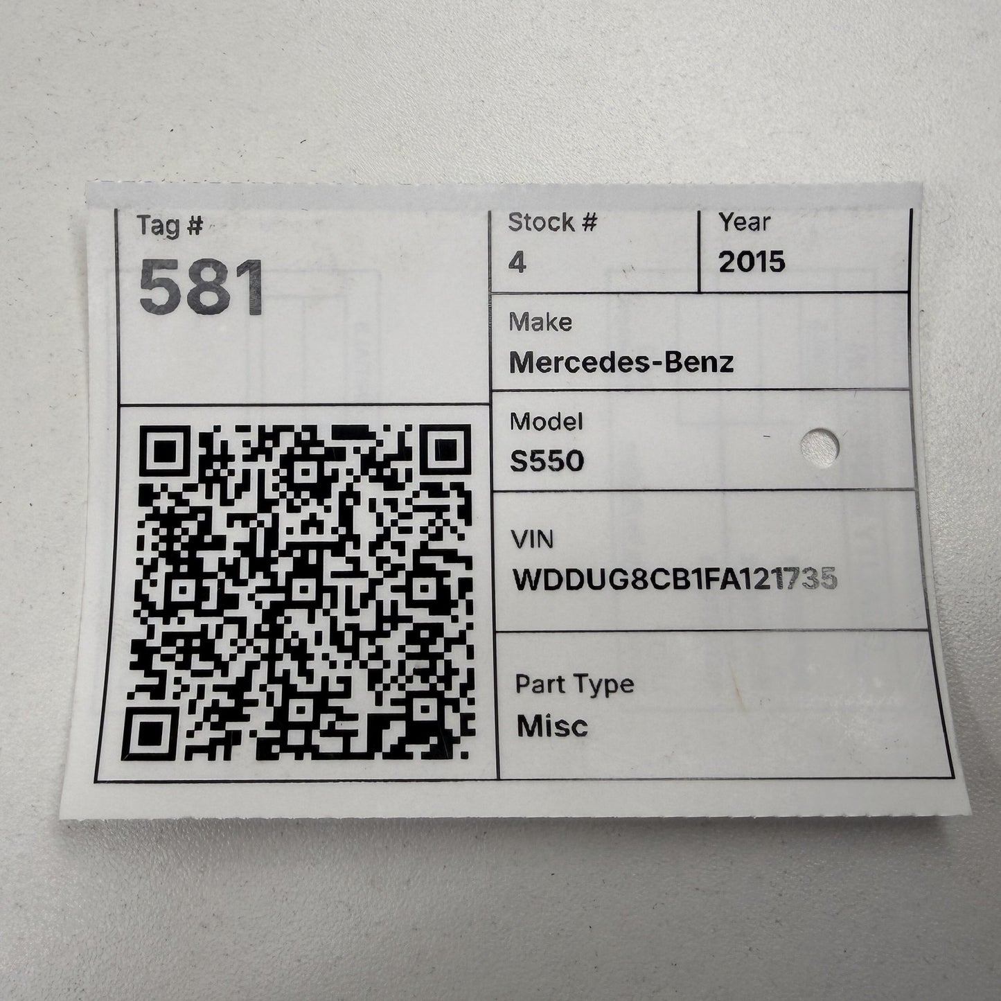 2014-2020 Mercedes-Benz S550 W222 Rear Seat Headrest Pillow Pair Beige OEM