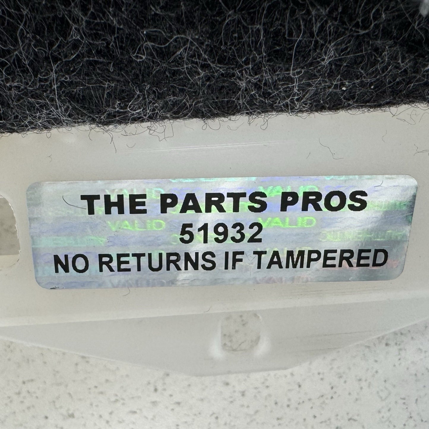 20-22 Toyota Prius Prime Passenger Right Front Lower Seat Cushion Black OEM