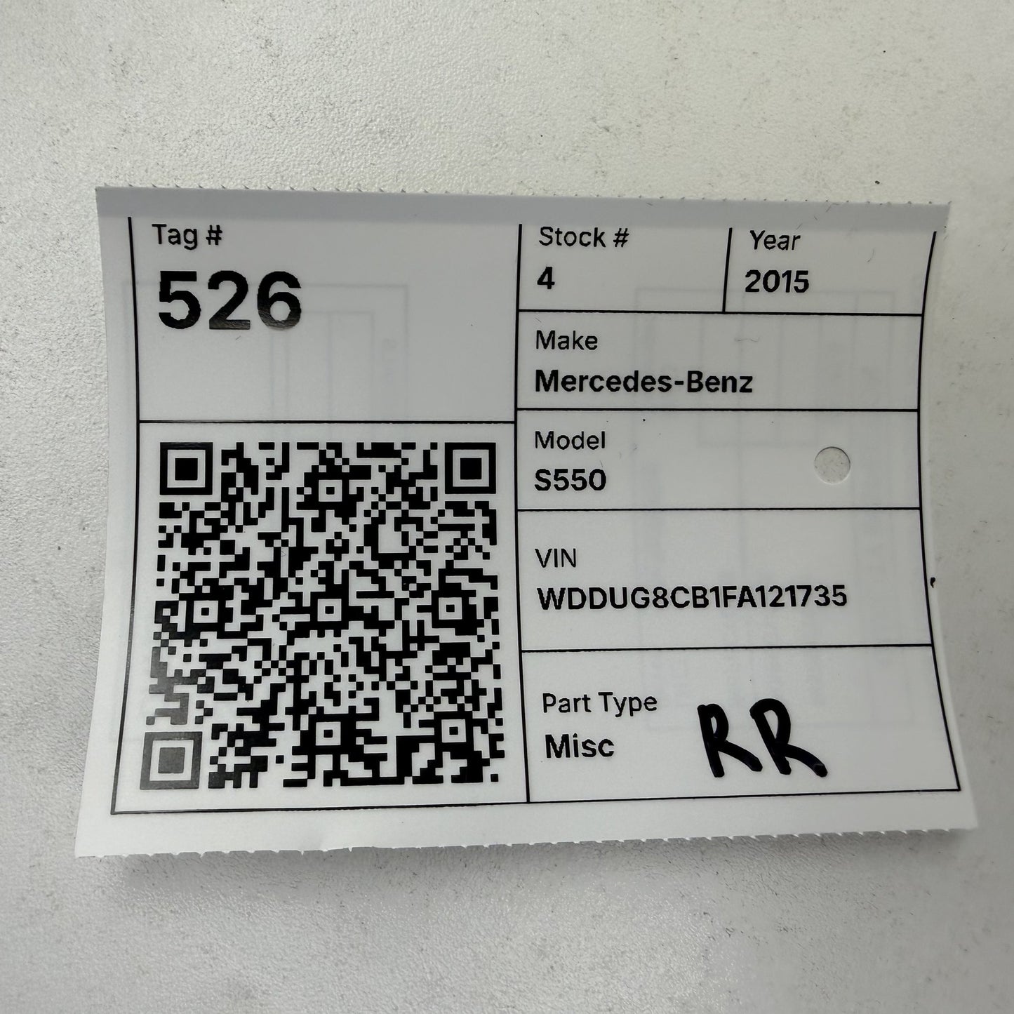 2014-2017 Mercedes S550 W222 Right Rear Spindle Knuckle Hub Wheel Bearing OEM