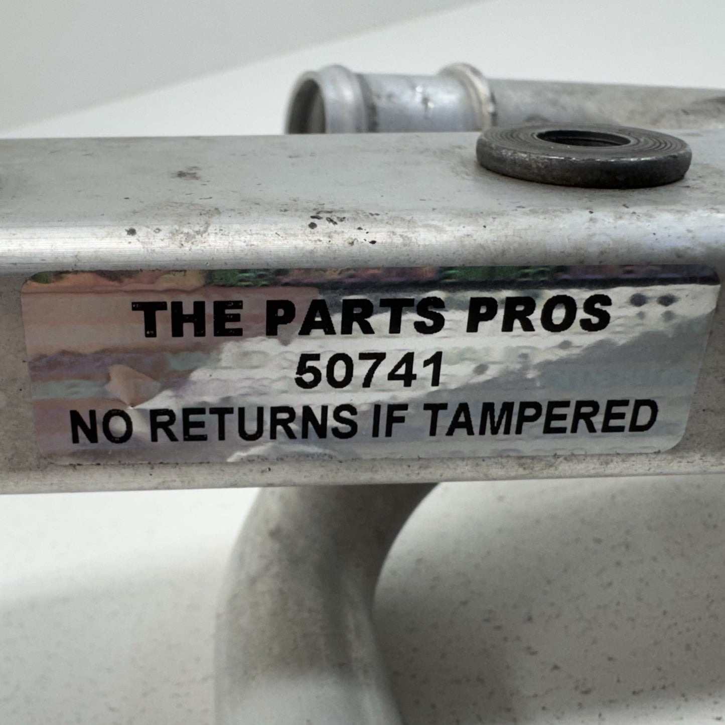 17-23 Audi R8 Coolant Pipe Line W/ Support Mount Bracket OEM