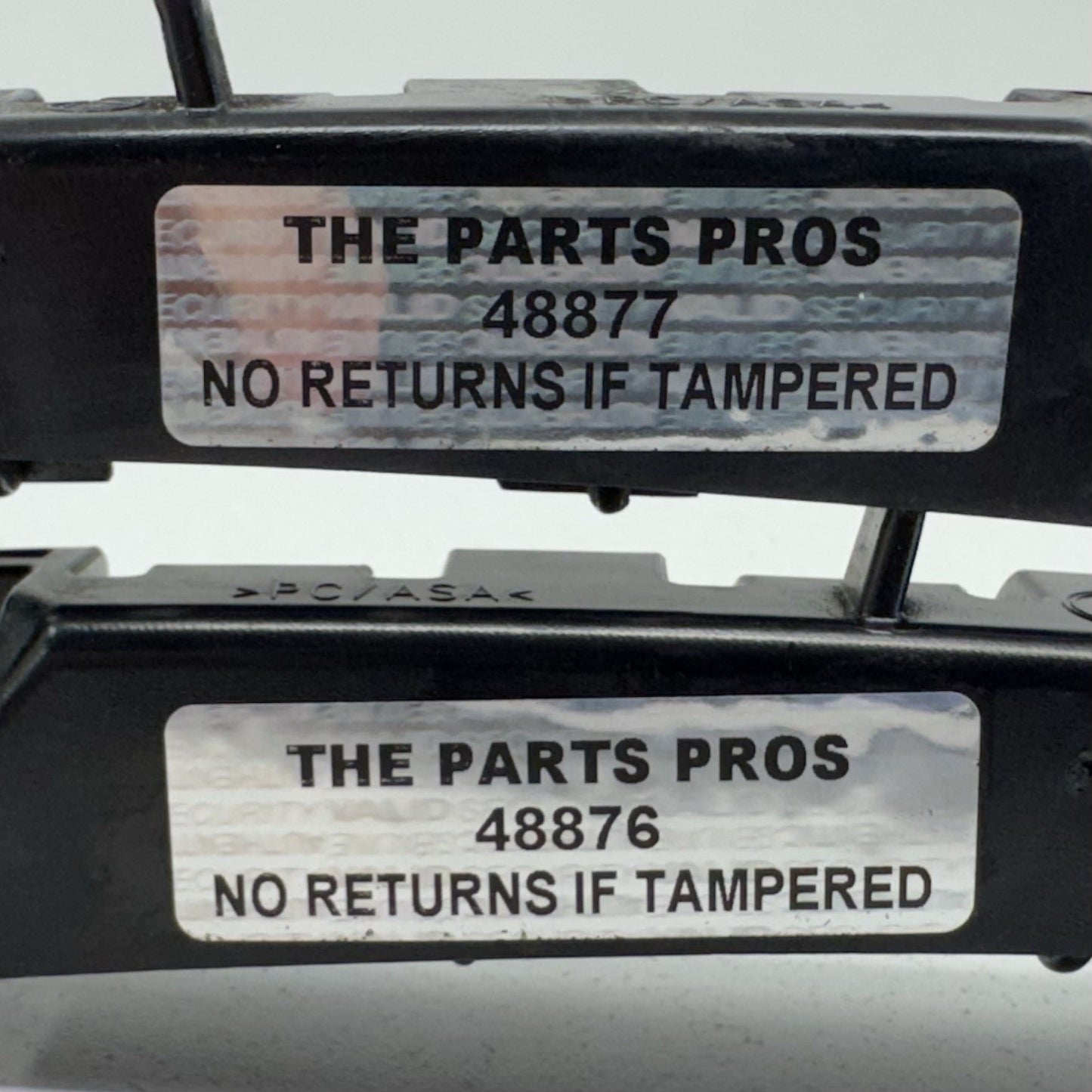 10-16 Mercedes E350 W212 Rear Bumper Lateral Support Bracket Pair Left Right OEM