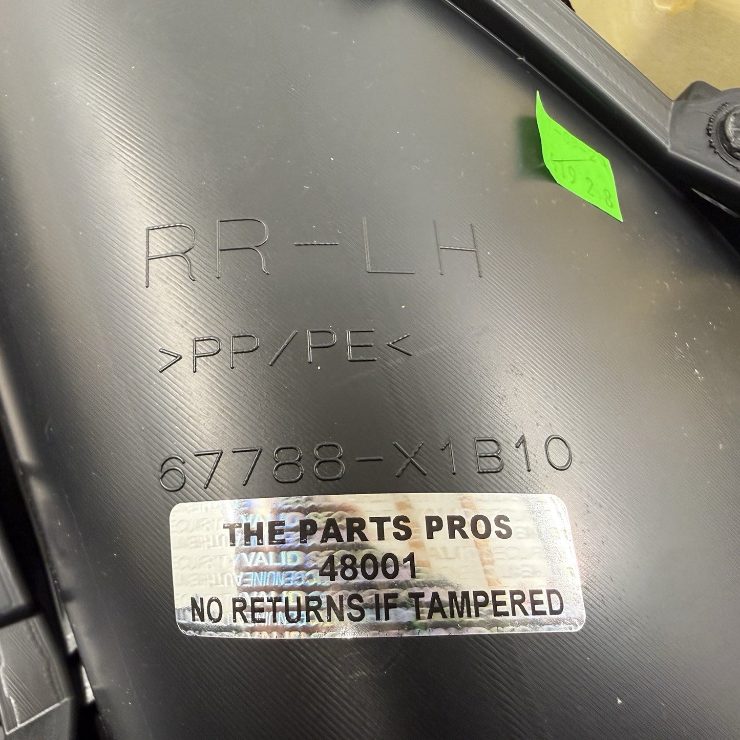 19-25 Toyota RAV4 Driver Left Rear Door Panel Interior Trim Gray Leather OEM