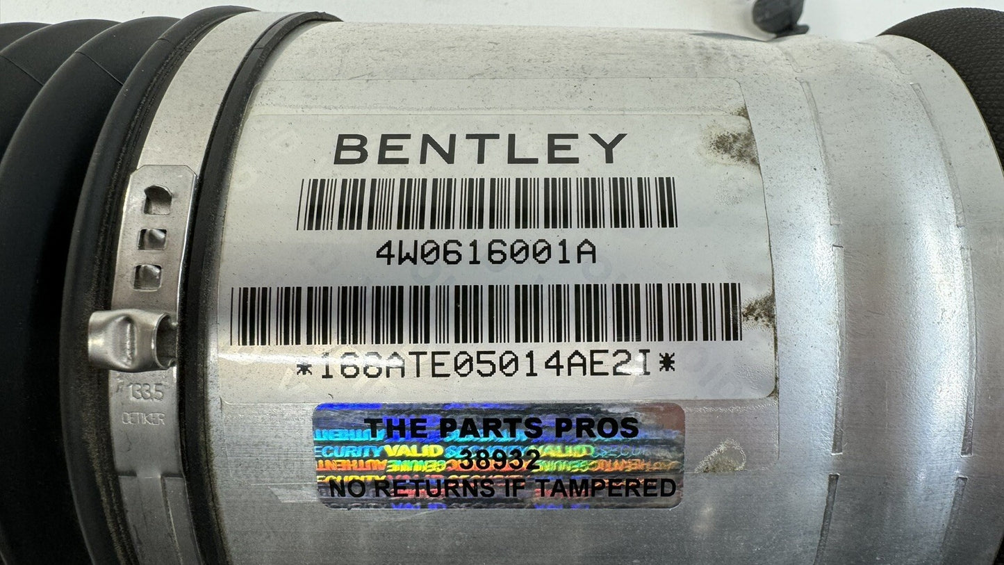 13-18 BENTLEY FLYING SPUR DRIVER LEFT REAR AIR SHOCK ABSORBER SUSPENSION OEM