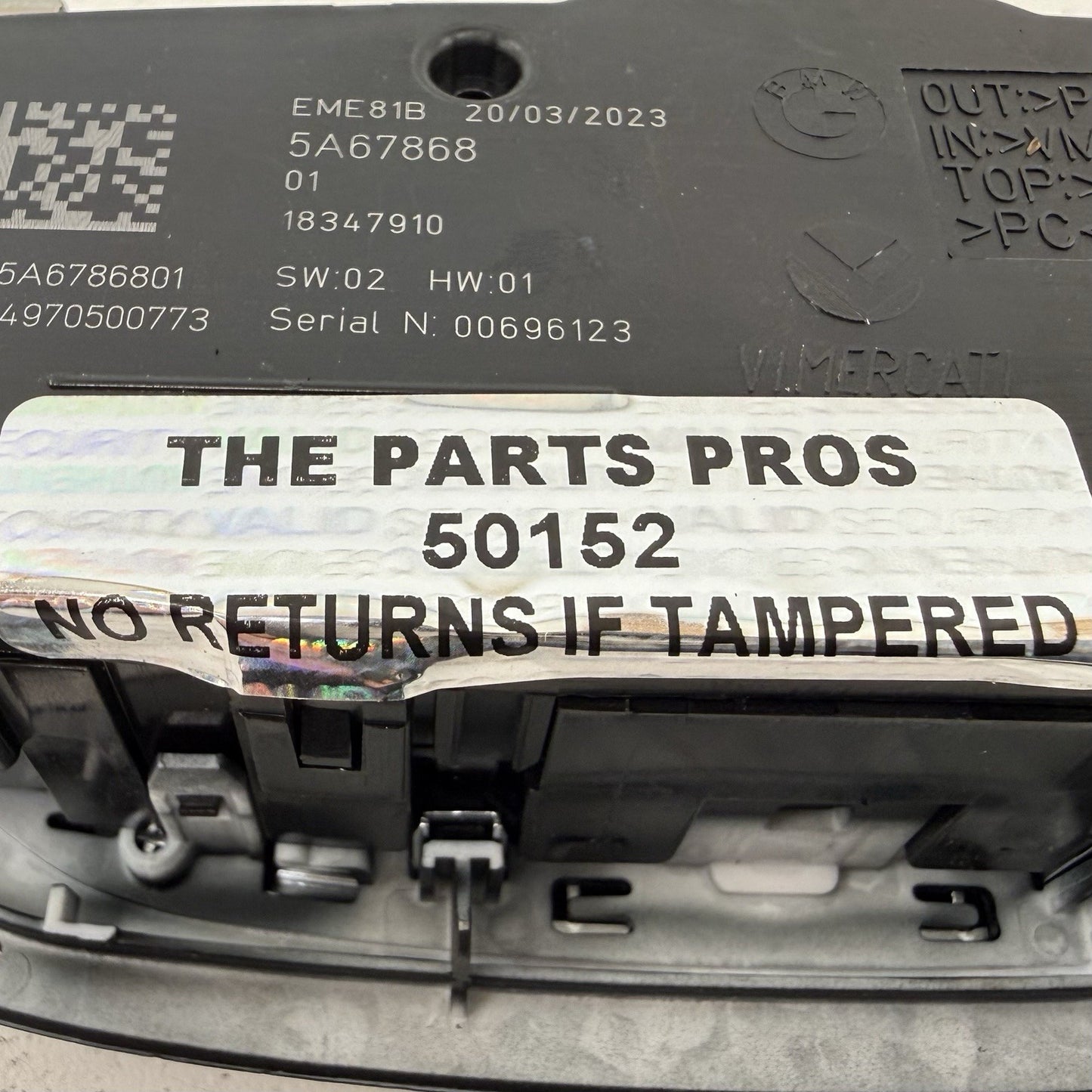 18-24 BMW G01 G02 X3 X4 Headlight Lamp Switch Control Panel 5A67868 OEM
