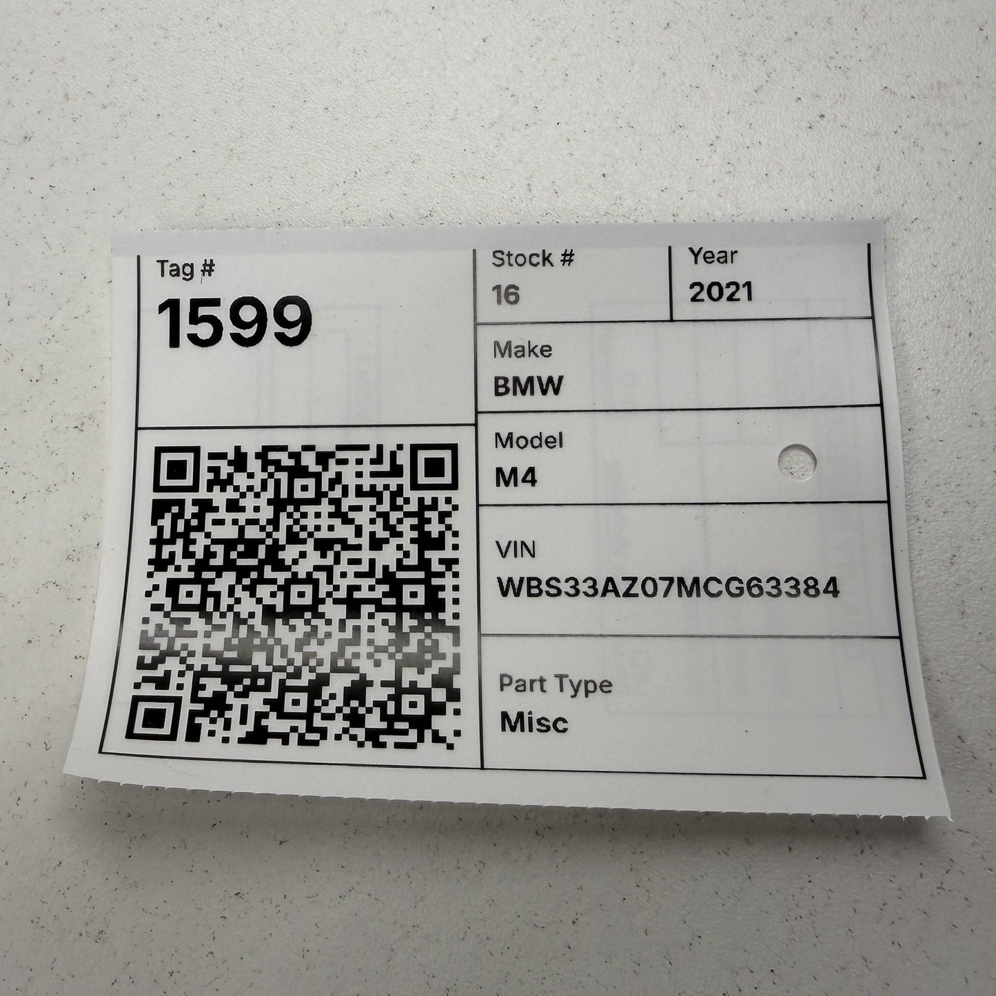 2021-2026 BMW M3 M4 G80 G82 Center Console Armrest Cover Lid Silverstone OEM
