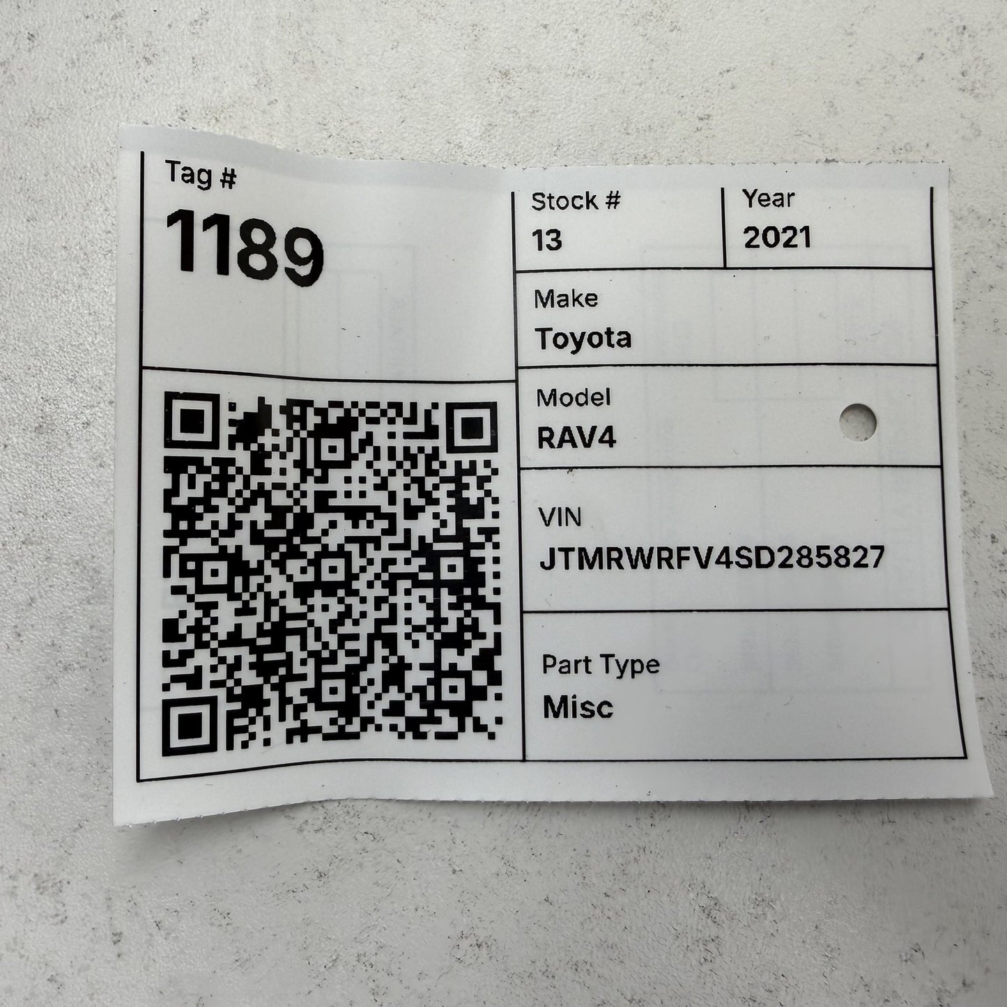 2019-2025 Toyota RAV4 Center Console Dual USB Charge Port 85532-78010 OEM
