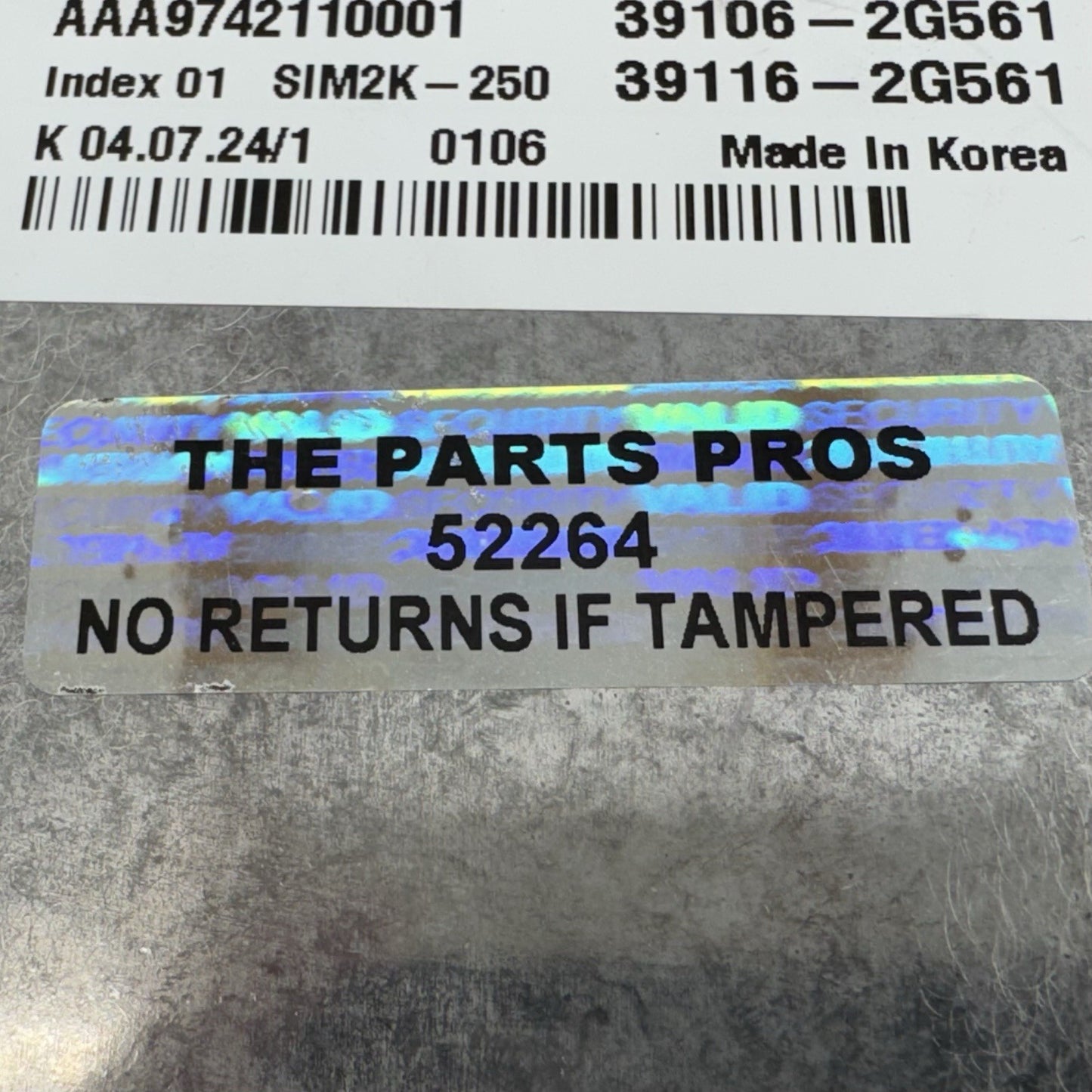 24-26 Hyundai Elantra N 2.0L Automatic Motor Engine Control Module Unit ECU OEM