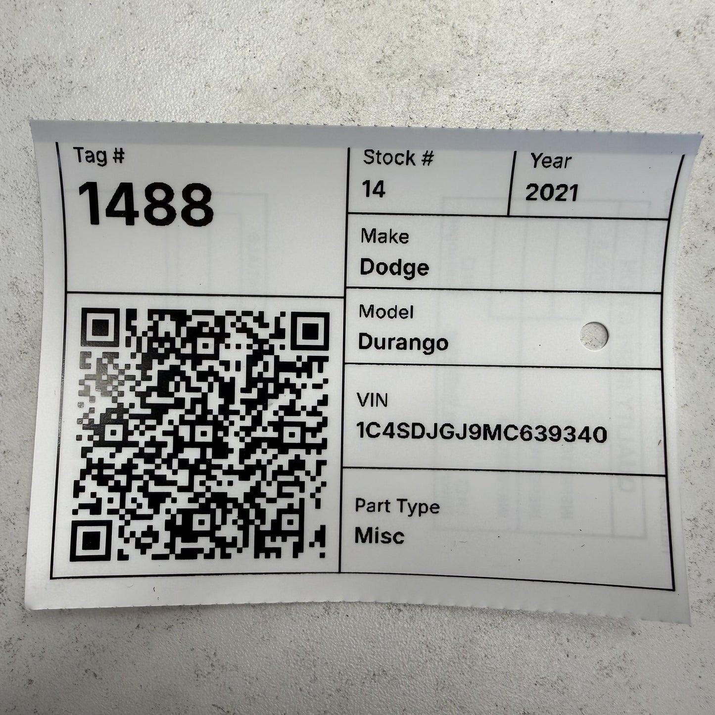 2018-2024 Dodge Durango SRT Front Differential Diff 3.70 Ratio 53011152AA OEM
