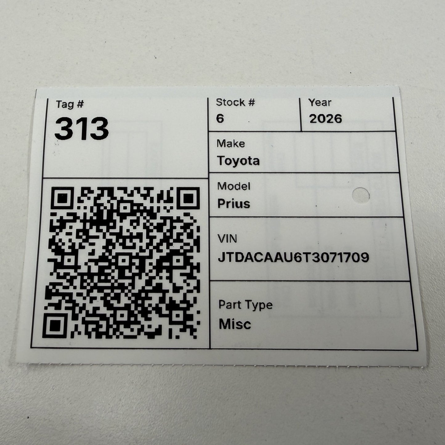 2023-2026 Toyota Prius Parking Sensor Park Aid Assist 89341-K0060 OEM