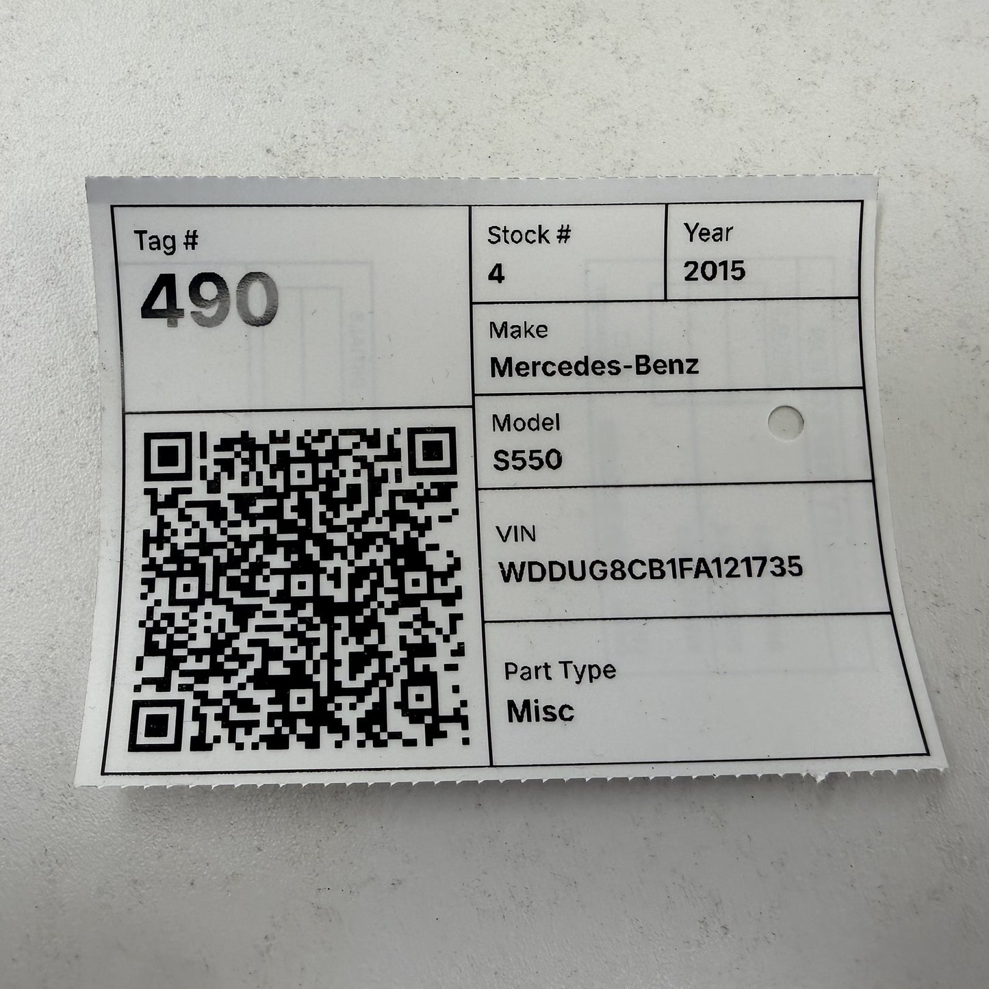 2014-2020 Mercedes-Benz S550 W222 Parking Sensor Park Aid Assist 0009059300 OEM