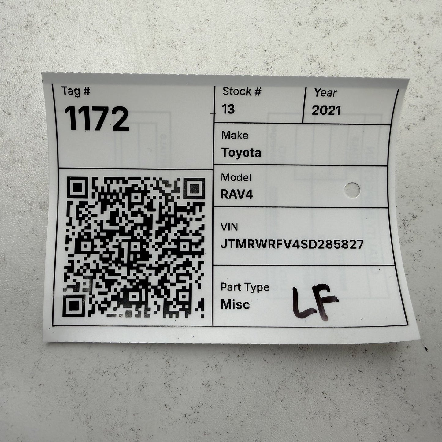 2019-2025 Toyota RAV4 Hybrid AWD Driver Left Front CV Axle Shaft 43420-33340 OEM