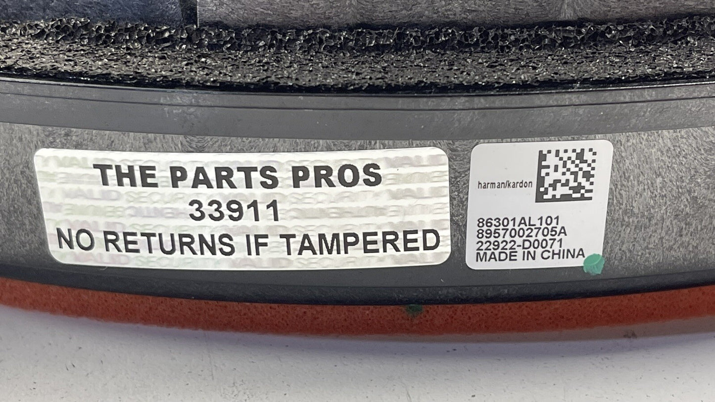 22-23 SUBARU WRX LEFT OR RIGHT FRONT DOOR SPEAKER HARMAN KARDON 86301AL101 OEM