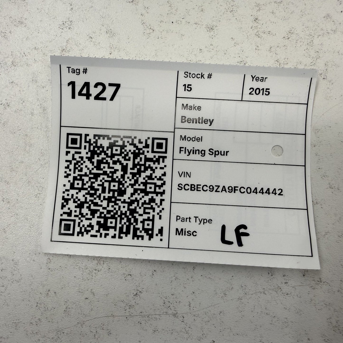 2014-2018 Bentley Flying Spur Onboard Supply Control Module 3D0937049Q OEM