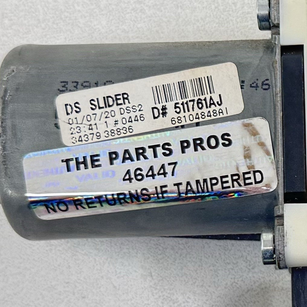 19-24 Ram 2500 3500 Rear Power Slider Back Window Glass Regulator Motor OEM