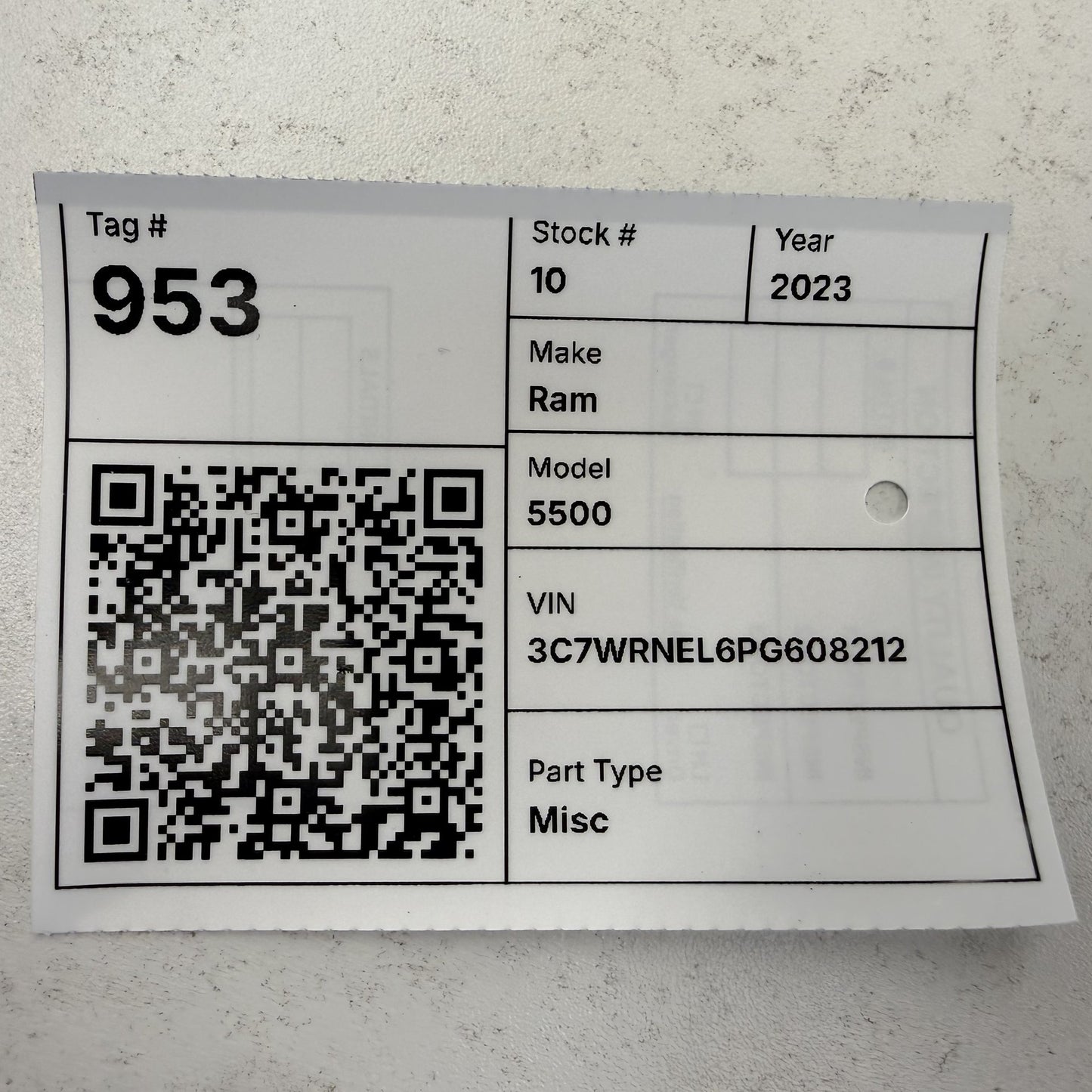 2019-2024 Ram 2500 3500 Driver Left Front Master Window Switch 68590583AA OEM