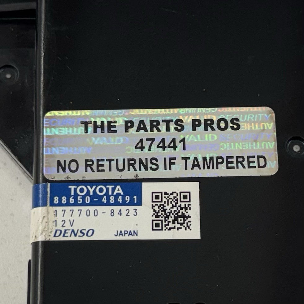 12-13 Toyota Highlander HVAC AC Air Temperature Amplifier Module 88650-48491 OEM