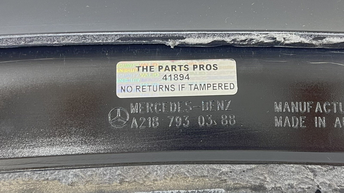 12-18 MERCEDES BENZ CLS550 W218 REAR TRUNK LID SPOILER WING BLACK OEM