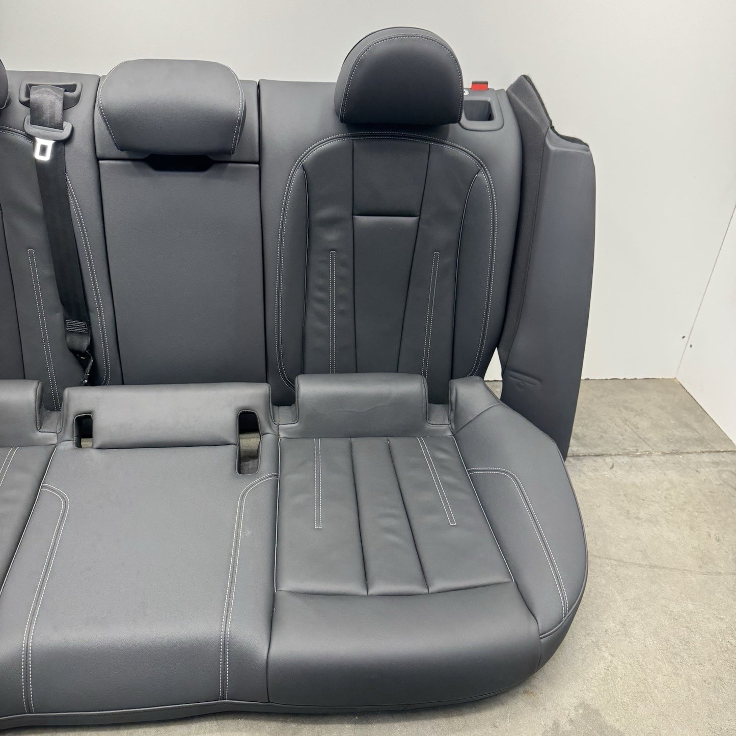 20-24 Audi A4 S-Line Bucket Seat Set Front & Rear Leather Black OEM