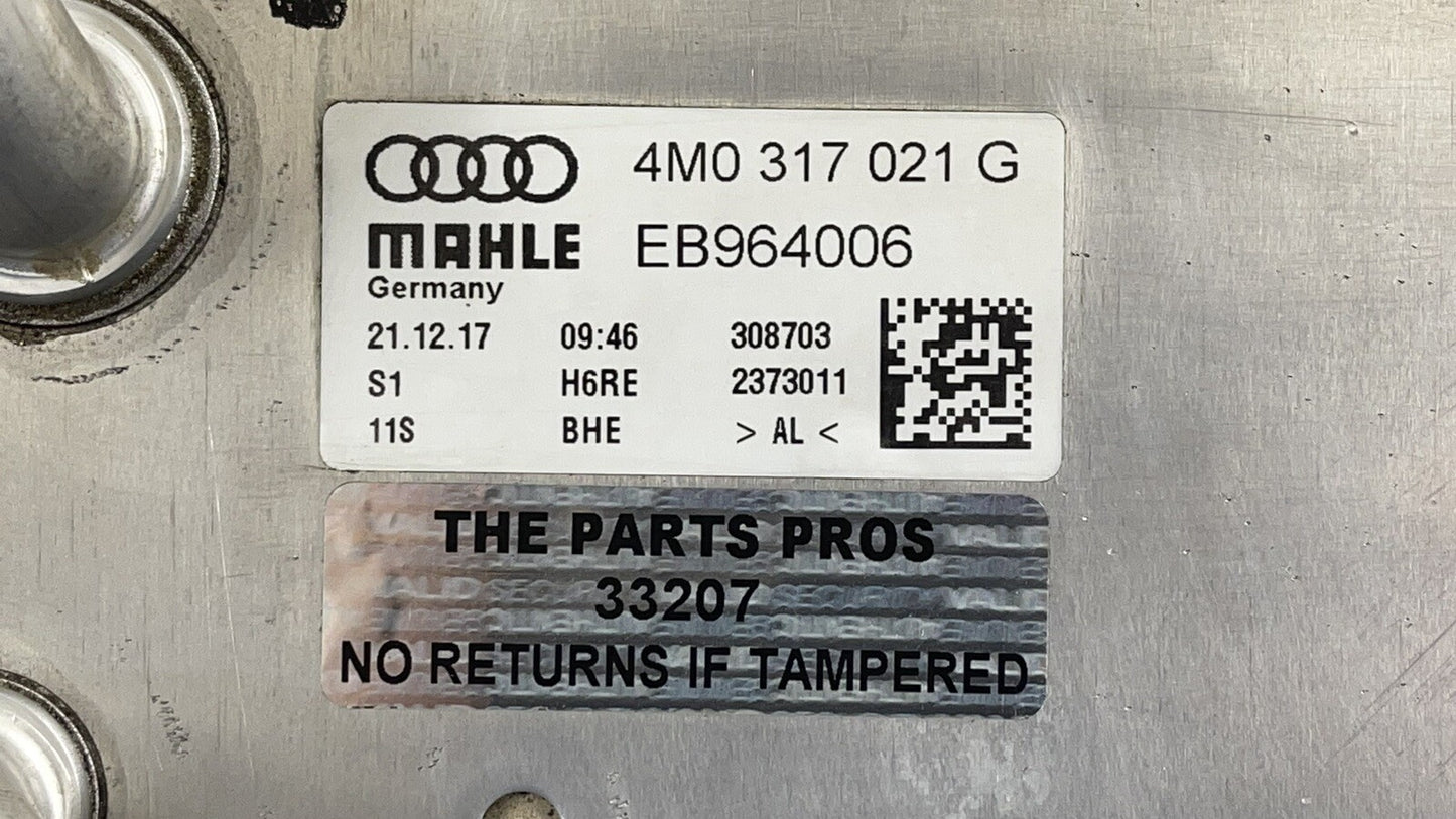 18-23 AUDI S4 S5 TRANSMISSION OIL COOLER HEAT EXCHANGER 4M0317021G OEM