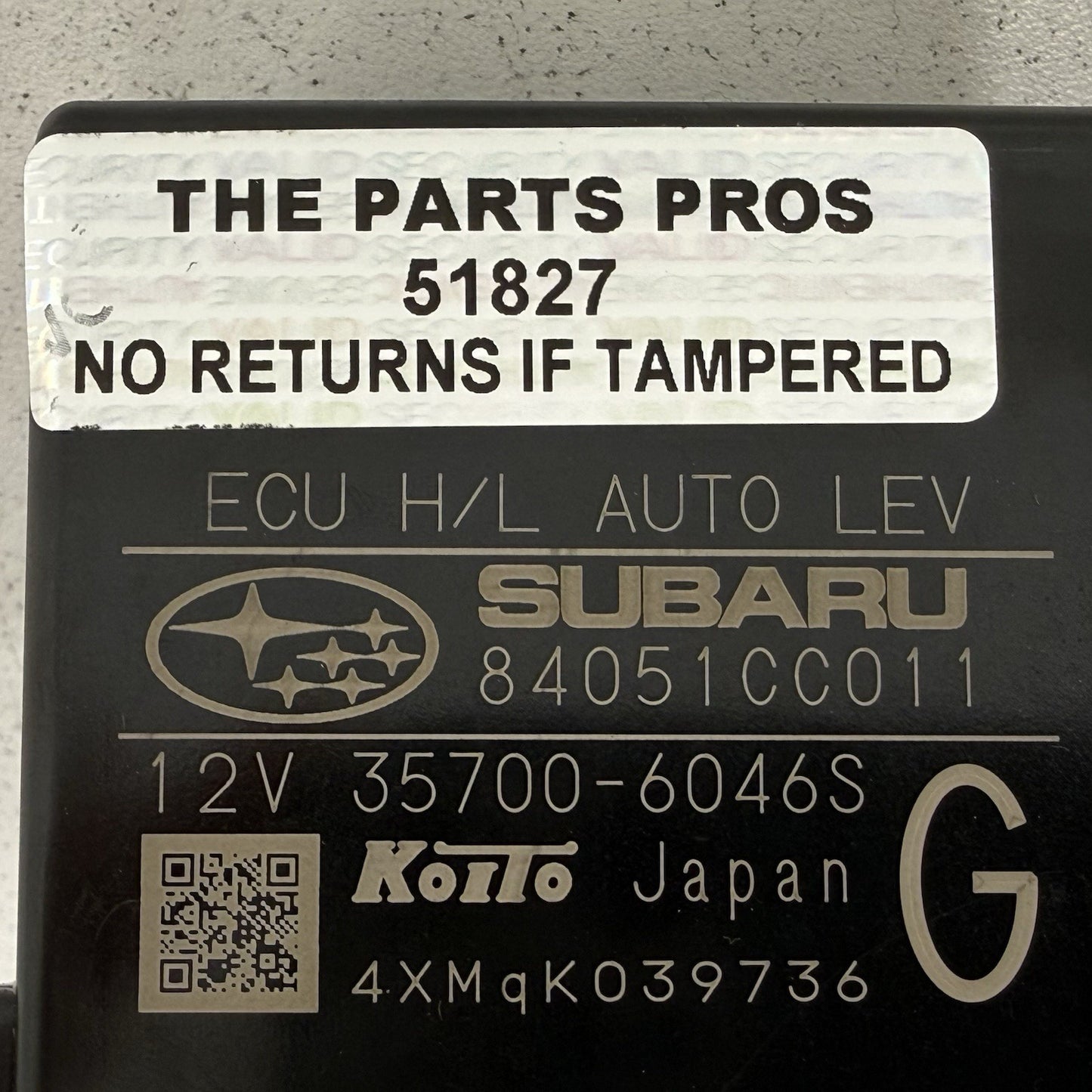 22-26 Toyota GR86 BRZ Auto Headlight Leveling Level Control Module OEM