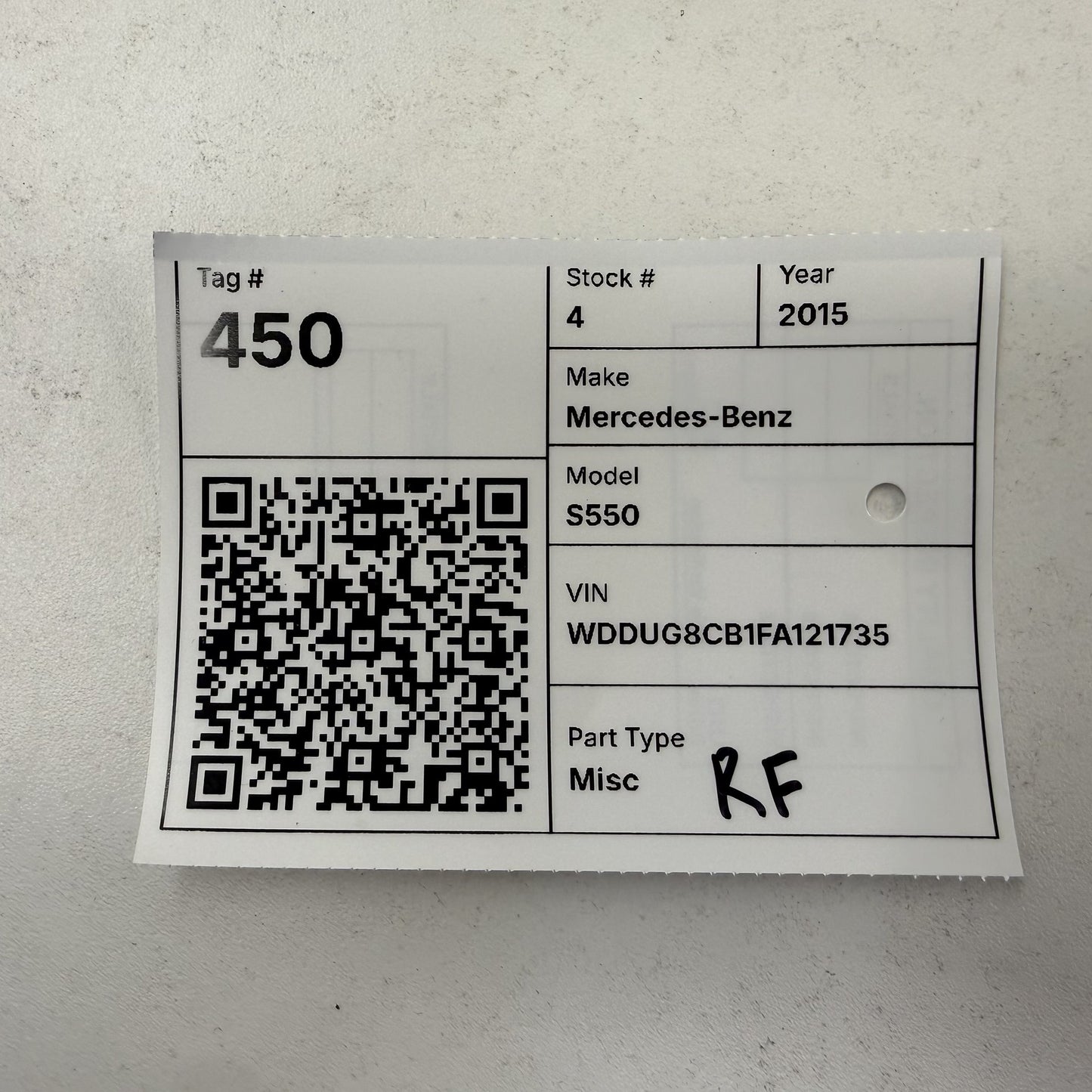 2014-2020 Mercedes-Benz S550 W222 Passenger Right Front Door Control Module OEM