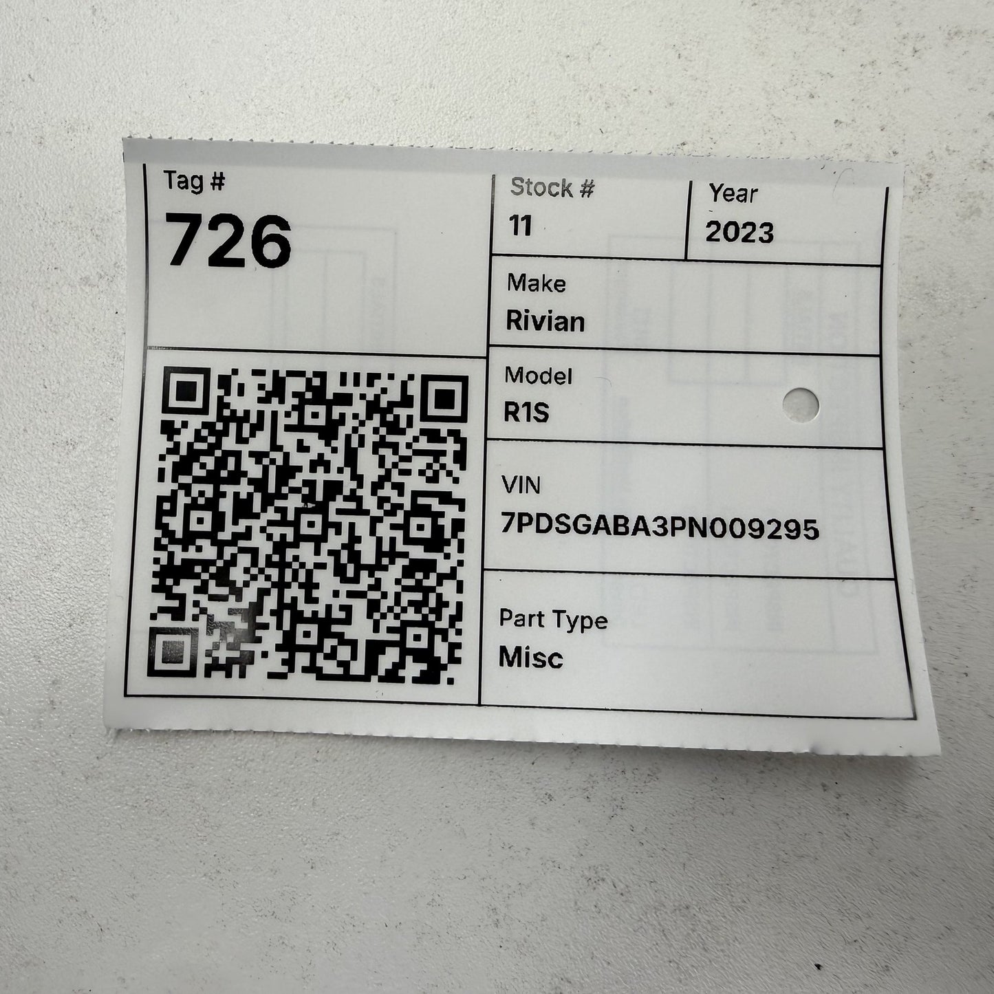 2022-2024 Rivian R1S R1T Power Bed Tailgate Control Module PT00054997-H OEM