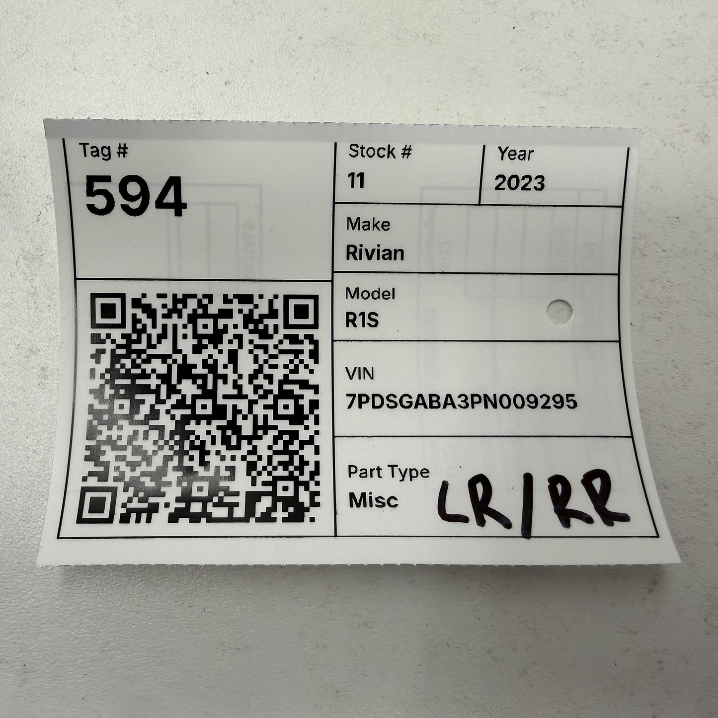 2022-2024 Rivian R1S Left Or Right Rear CV Axle Shaft PT00055199-F OEM