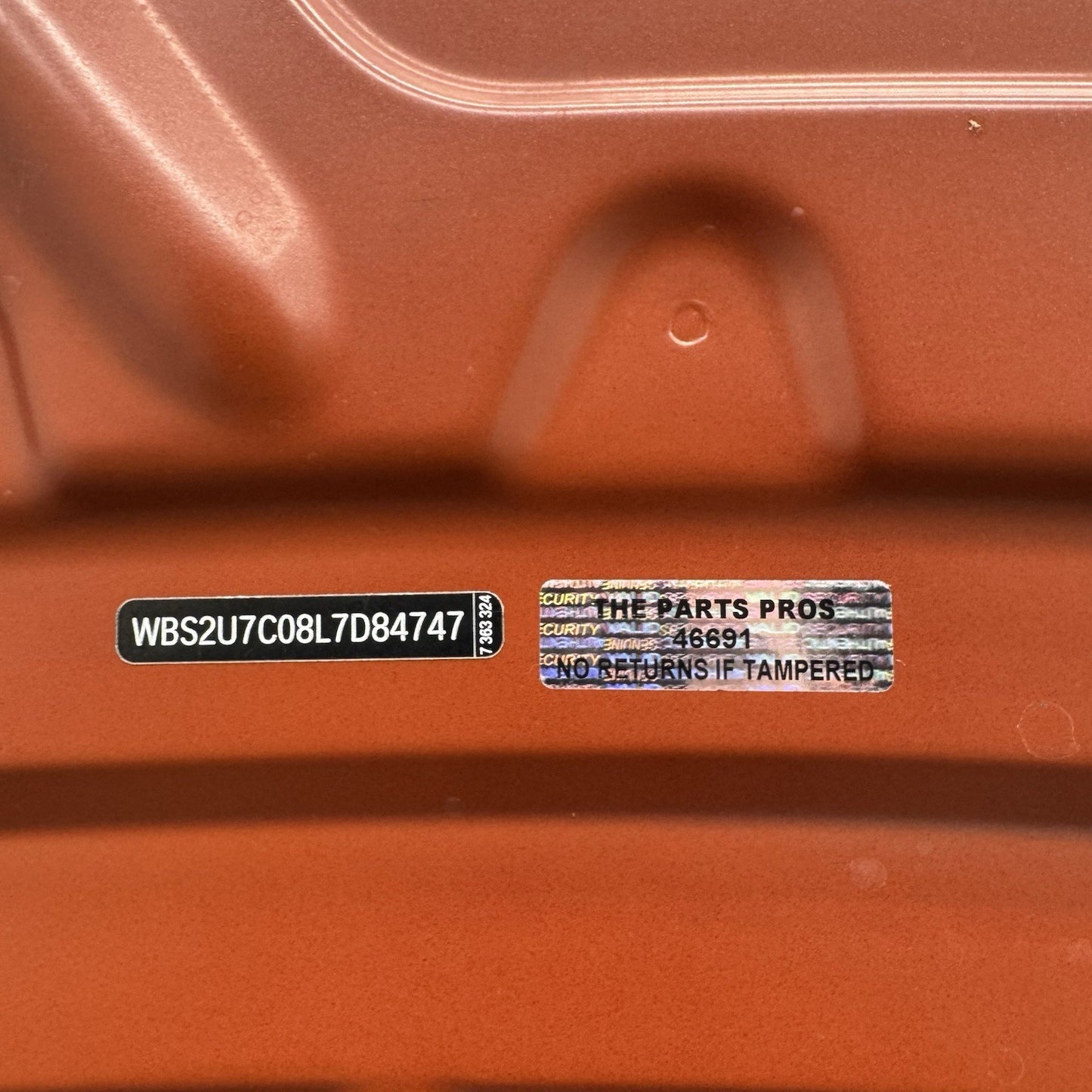 19-21 BMW M2 Competition F87 Hood Panel Complete W/ Hinges Sunset Orange OEM