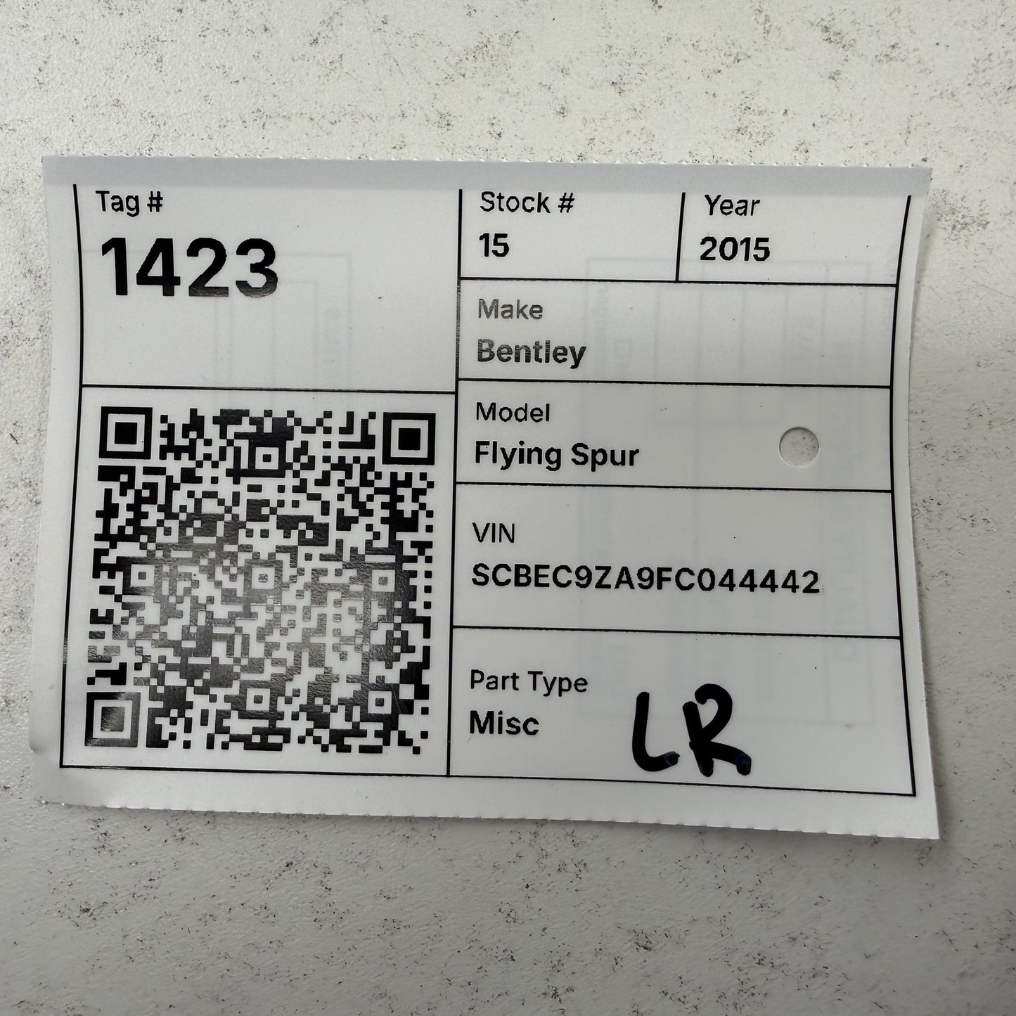 2014-2018 Bentley Flying Spur Rear Power Trunk Control Module 4W0959107A OEM