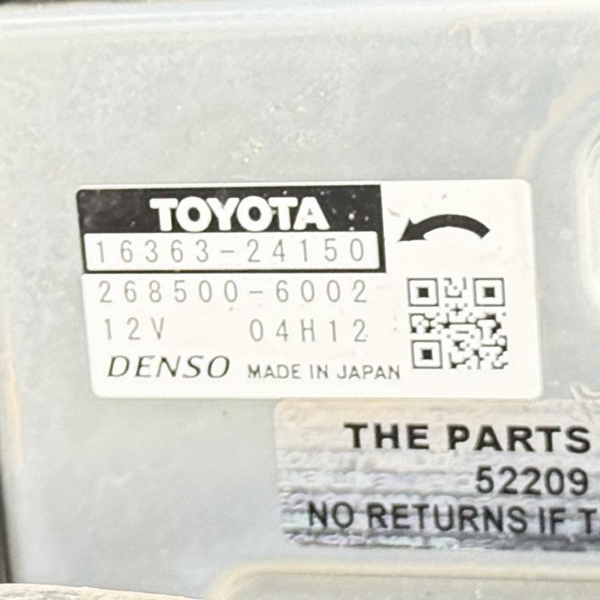 25-26 Toyota Camry Radiator Condenser Fan Assembly With Reinforcement Bar OEM