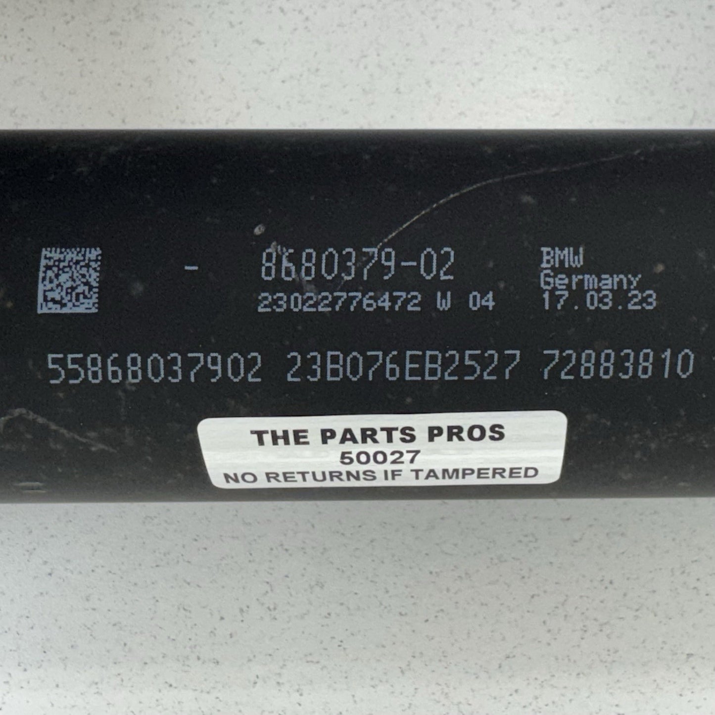 18-24 BMW G01 G02 X3 X4 XDrive 2.0L Driveshaft Drive Shaft Propeller Line OEM