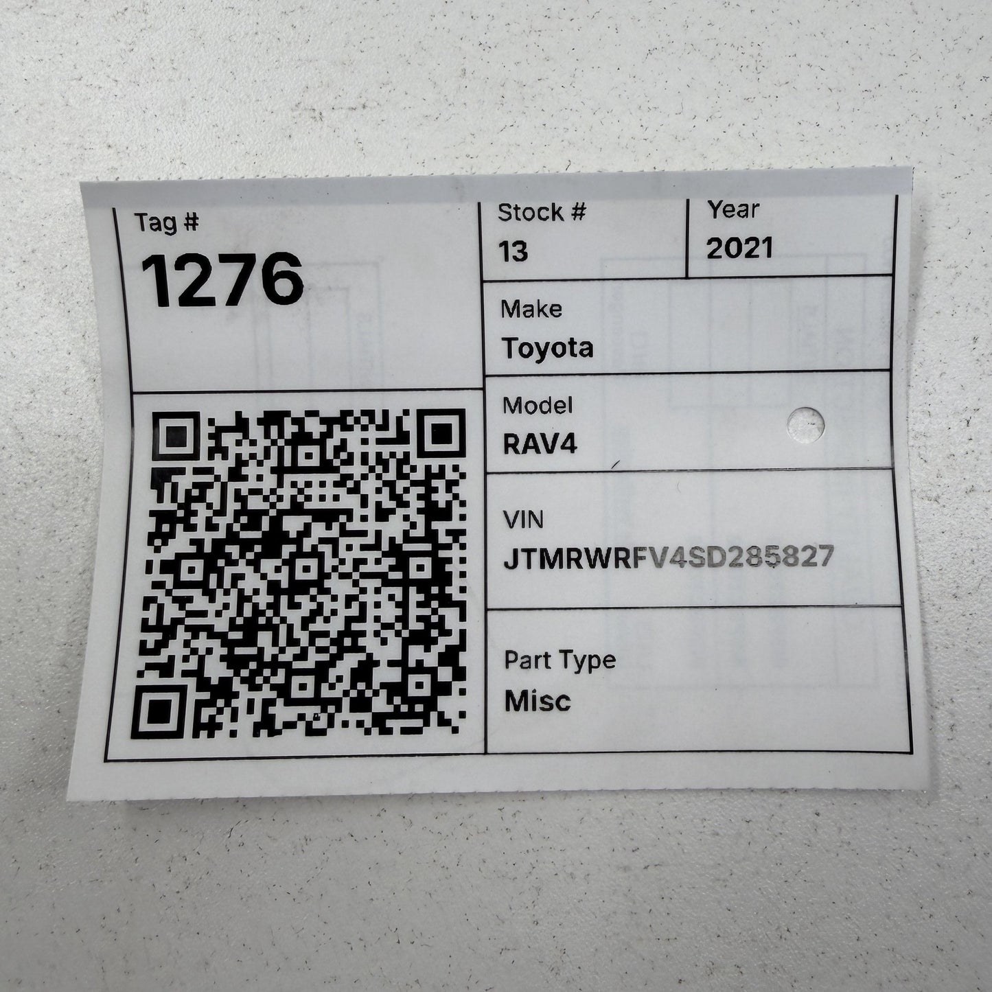 23-25 Toyota RAV4 Hybrid XLE Dashboard Dash Instrument Panel Wire Harness OEM