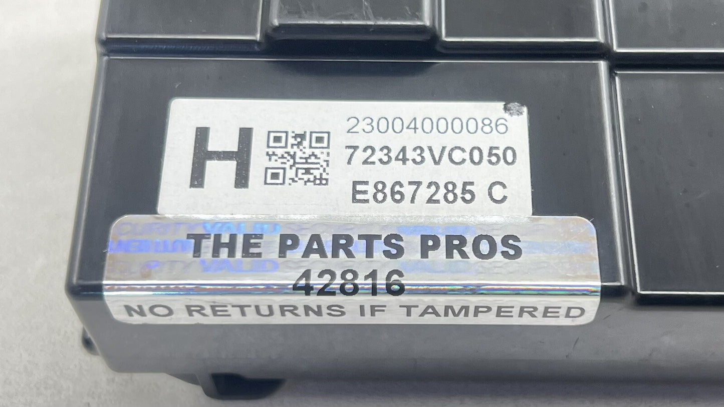2023 SUBARU WRX HEATER CORE BOX HVAC ELECTRONIC CONTROL MODULE 72343VC050 OEM