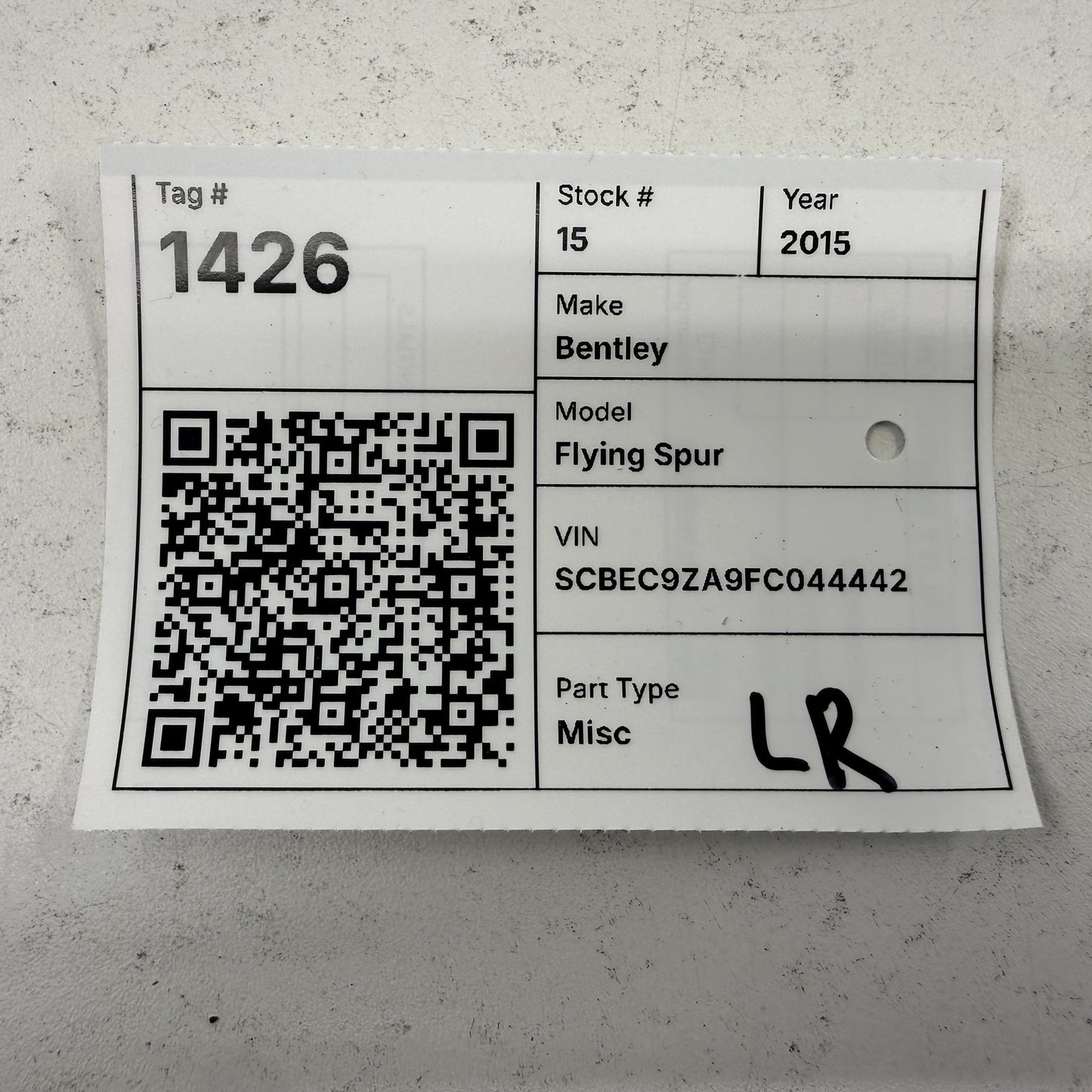 2014-2018 Bentley Flying Secondary Battery Positive Terminal Fuse Box OEM