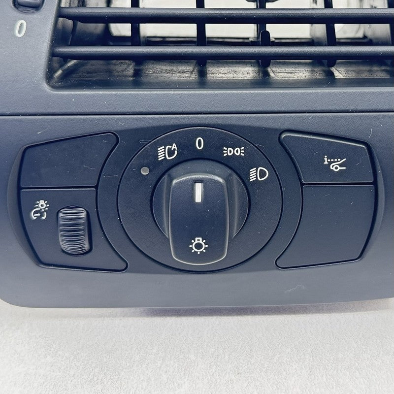 06-10 BMW M6 E63 E64 Left Front Dash Air Vent Grille W/ Headlight Switch OEM