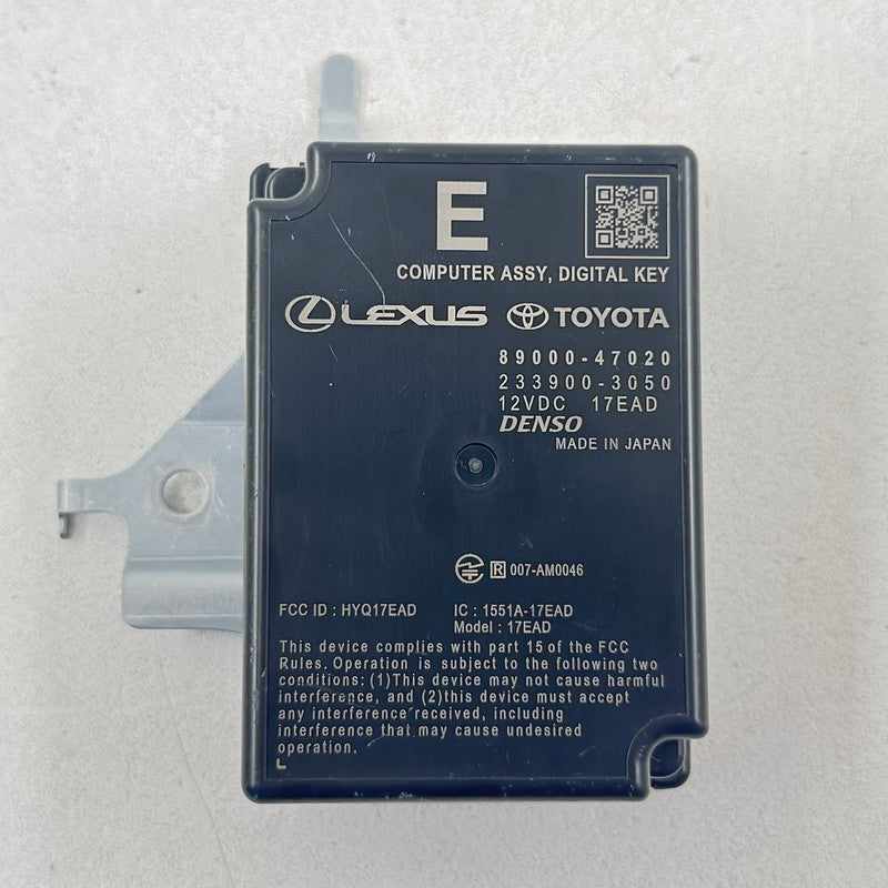 89000-47020 / 89000 47020 / 8900047020 23-25 TOYOTA PRIUS KEYLESS ENTRY DIGITAL KEY ECU CONTROL MODULE 89000-47020 OEM