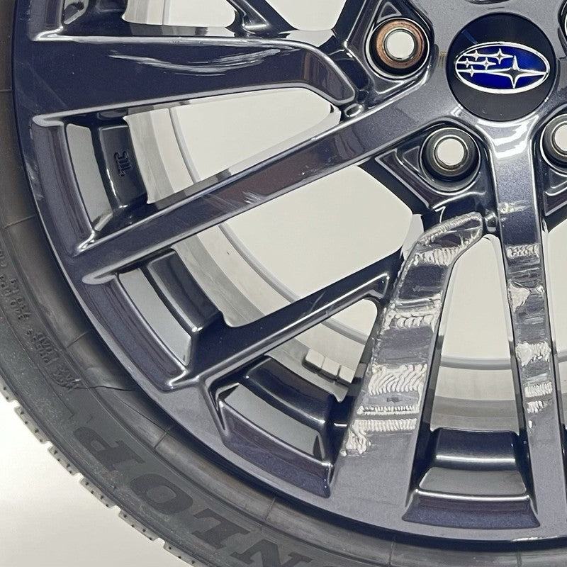 28111VC040 22-25 Subaru WRX Wheel Rim With Tire 18x8.5 +55 Offset 28111VC040 Factory OEM