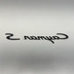 06-12 Porsche Cayman S 987 Rear Trunk Lid Nameplate Emblem Badge Logo Pair OEM