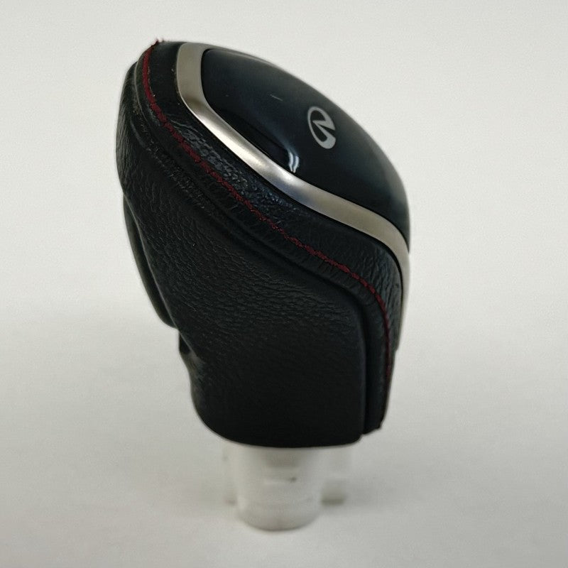 Infiniti 18-24 Q50 17-22 Q60 Red Sport Gear Shift Knob Leather Black OEM