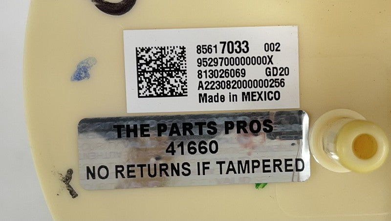 8561 7033 / 85617033 22-24 CADILLAC CT5 V BLACKWING GAS TANK FUEL PUMP SENDING UNIT 85617033 OEM