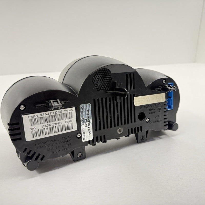 987.641.113.20 / 987 641 113 20 / 98764111320 05-08 Porsche Boxster Cayman 987 Manual Speedometer Instrument Cluster Gau