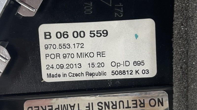 970.553.171 / 970 553 171 / 970553171 10-16 PORSCHE PANAMERA REAR LEFT AND RIGHT AIR VENT GRILLE GRILL TRIM PAIR OEM