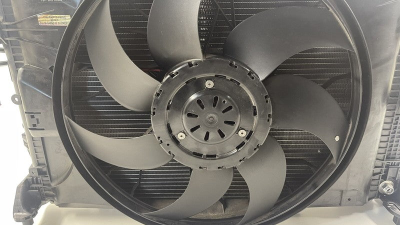 A 204 500 28 03 10-11 MERCEDES BENZ W212 E350 4MATIC RADIATOR CONDENSER COOLING FAN ASSEMBLY OEM
