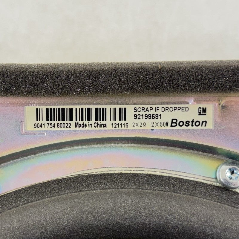 92199590 12-15 Chevrolet Camaro ZL1 Left And Right Boston Door Tweeter Speaker Set OEM