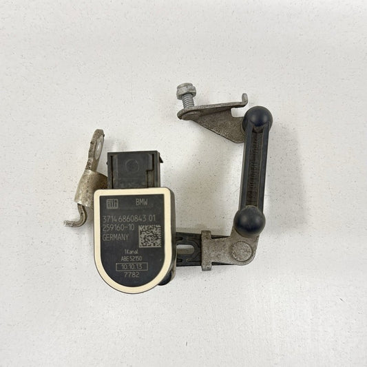 37146860843 12-16 BMW M5 F10 Driver Left Front Suspension Headlight Level Sensor OEM